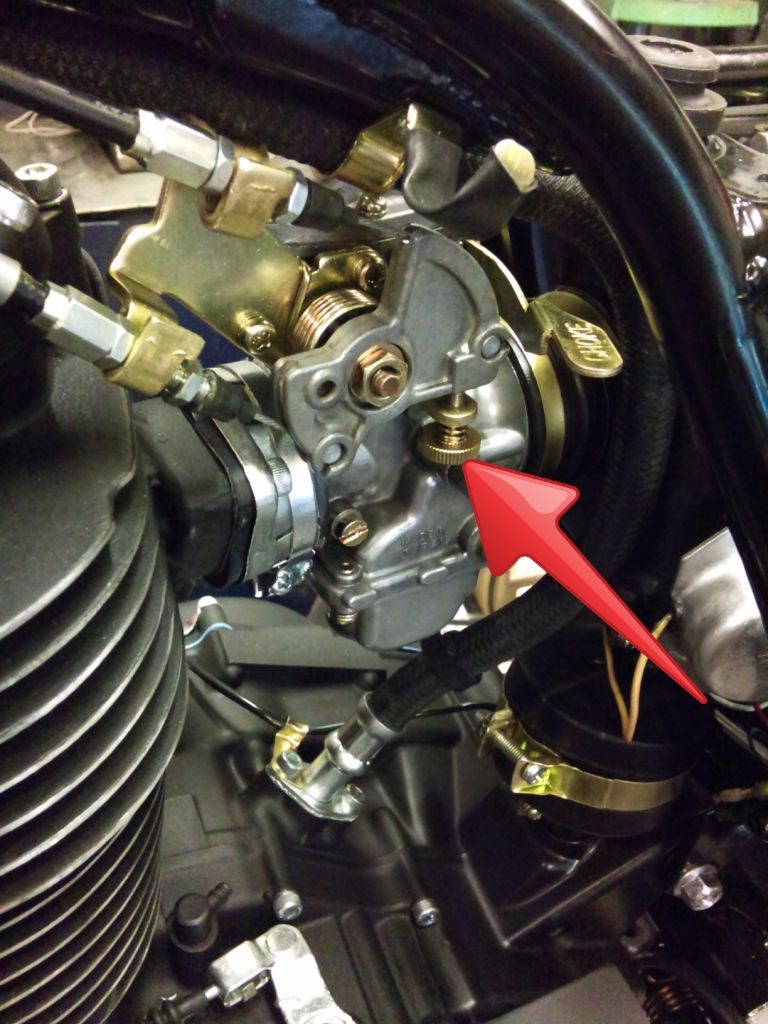 XT500 Idling adjustment Yamaha Yamaha Owners Club